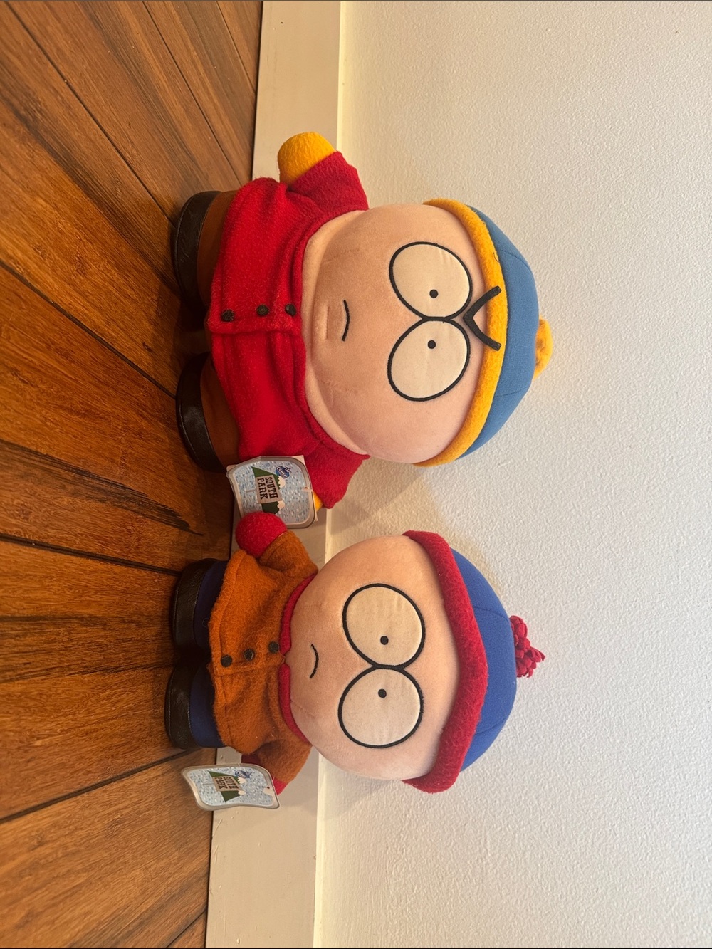 Eric Cartman and Stan Marsh Plush Stuffed Toys by Comedy Central NWT